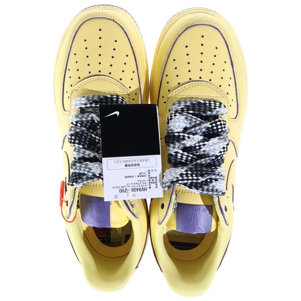 NIKE(ナイキ) ×KOBE BRYANT AIR FORCE 1 LOW PROTRO HV9408-700 コービー ブライアント プロトロ ローカットスニーカー イエロー US10/28cm