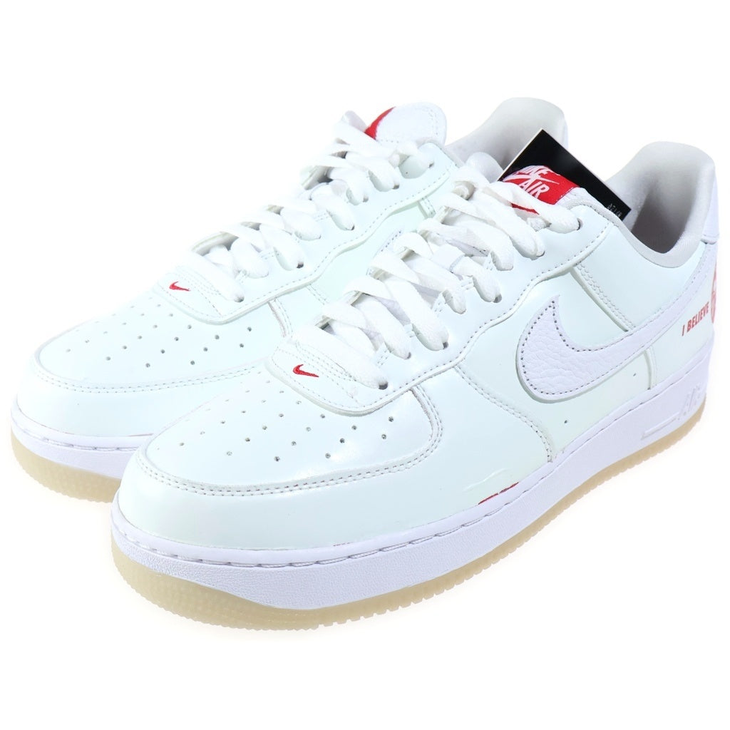 NIKE(ナイキ) IR FORCE 1 CO.JP I BELIEVE DD9941-100 達磨 エアフォース1 ダルマ ローカットスニーカー ホワイト/レッド US10/28cm