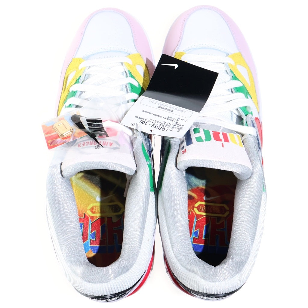 NIKE(ナイキ) ×NIGO AIR FORCE LOW SP WHITE MULTI FQ7012-100 ニゴー エアフォース 3 ホワイトマルチ ローカットスニーカー マルチカラー US10/28cm
