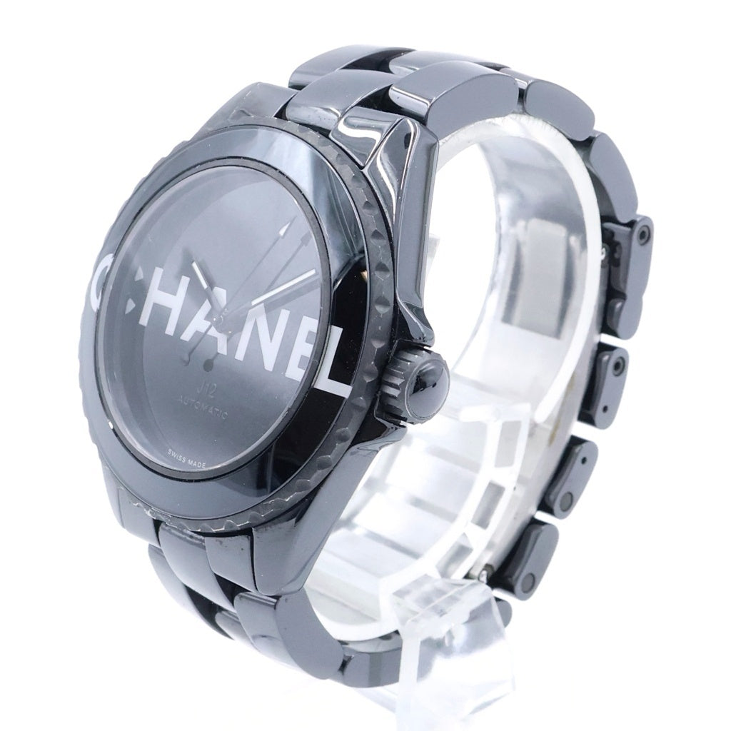 CHANEL(シャネル) J12 ウォンテッド ドゥ シャネル ブラック文字盤 SS/AT 38mm セラミック H7418