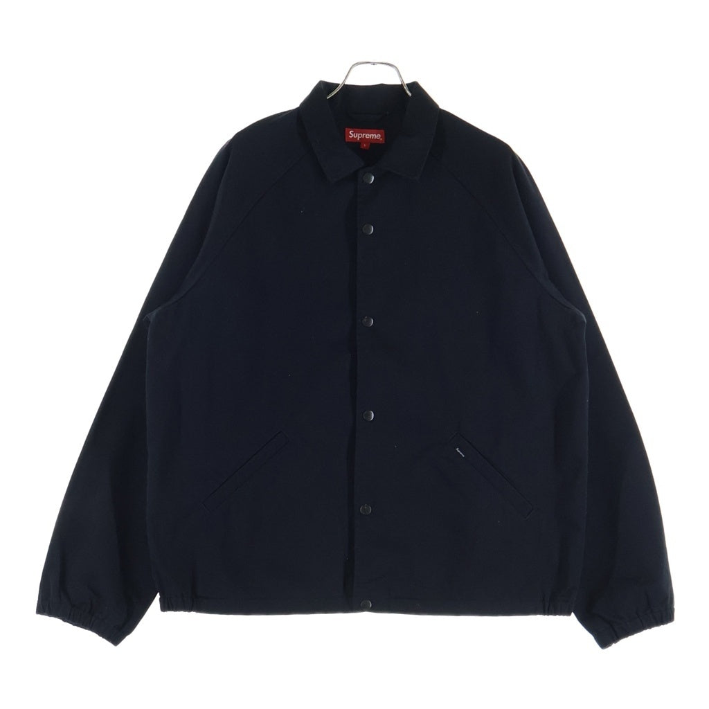 SUPREME(シュプリーム) 20AW ×ANTIHERO Snap Front Twill Jacket アンタイヒーロー バック刺繍ロゴ フロントスナップ ツイルジャケット ワークジャケット ブラック