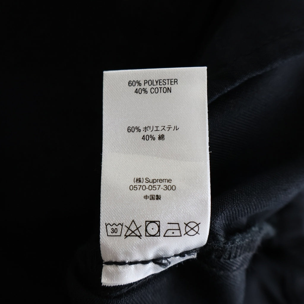 SUPREME(シュプリーム) 20AW ×ANTIHERO Snap Front Twill Jacket アンタイヒーロー バック刺繍ロゴ フロントスナップ ツイルジャケット ワークジャケット ブラック