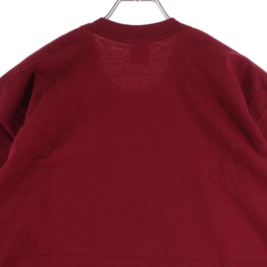 SUPREME(シュプリーム) 24SS Paris Tee パリ プリントロゴ 半袖Tシャツ カットソー レッド
