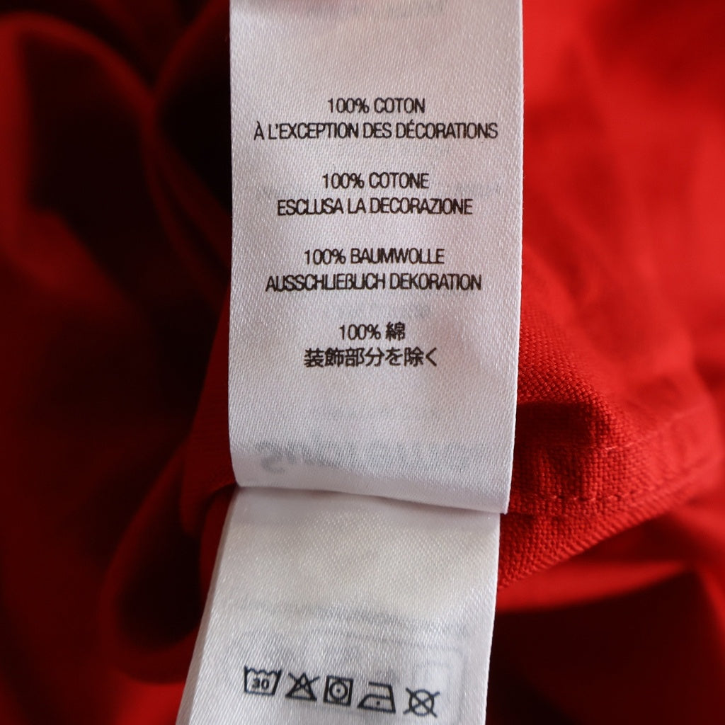SUPREME(シュプリーム) 25SS Loose Fit Oxford S/S Shirt フロント刺繍ロゴ ルーズエンド オックスフォード半袖シャツ レッド