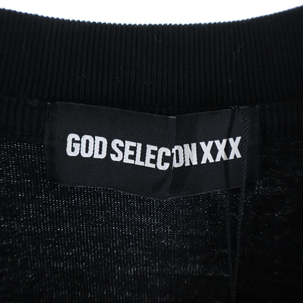GOD SELECTION XXX(ゴッドセレクショントリプルエックス) 21SS ×ANTI SOCIAL CLUB アンチソーシャルソーシャルクラブ プリントロゴ 長袖Tシャツ カットソー ブラック GX-S21-ASLT-02