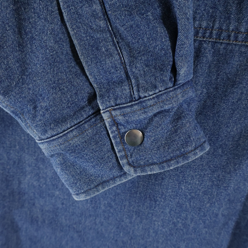 SUPREME(シュプリーム) 18AW Sherpa Lined Denim Shirt 裏地ボア シェルパラインドデニム長袖シャツ インディゴ