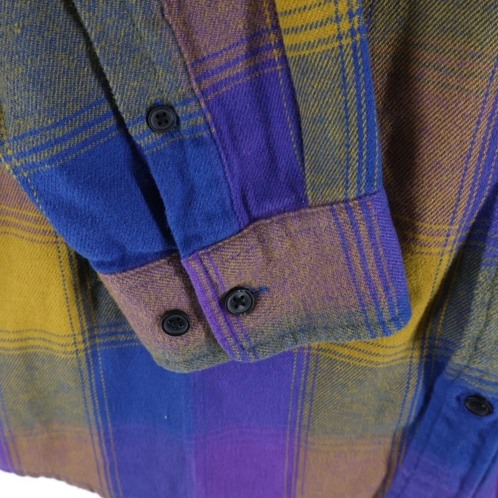SUPREME(シュプリーム) 18AW Shadow Plaid Flannel Shirt シャドープレイド フランネル長袖シャツ マルチカラー