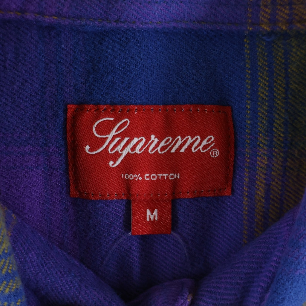 SUPREME(シュプリーム) 18AW Shadow Plaid Flannel Shirt シャドープレイド フランネル長袖シャツ マルチカラー