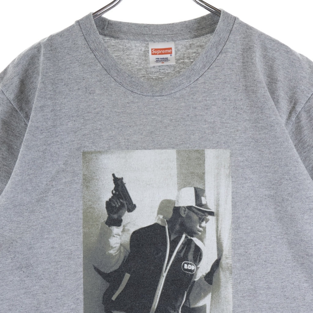 SUPREME(シュプリーム) 14AW Krs One Tee KRSワン フォトプリント 半袖Tシャツ カットソー グレー