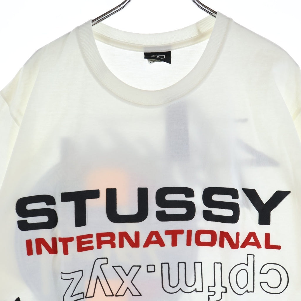 STUSSY(ステューシー) 19SS ×CPFM USA 2019 Tee カクタスフリープラネット アメリカ独立記念日 プリントロゴ 半袖Tシャツ カットソー ホワイト 19M3903488