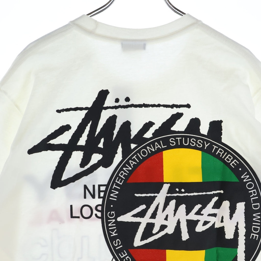 STUSSY(ステューシー) 19SS ×CPFM USA 2019 Tee カクタスフリープラネット アメリカ独立記念日 プリントロゴ 半袖Tシャツ カットソー ホワイト 19M3903488