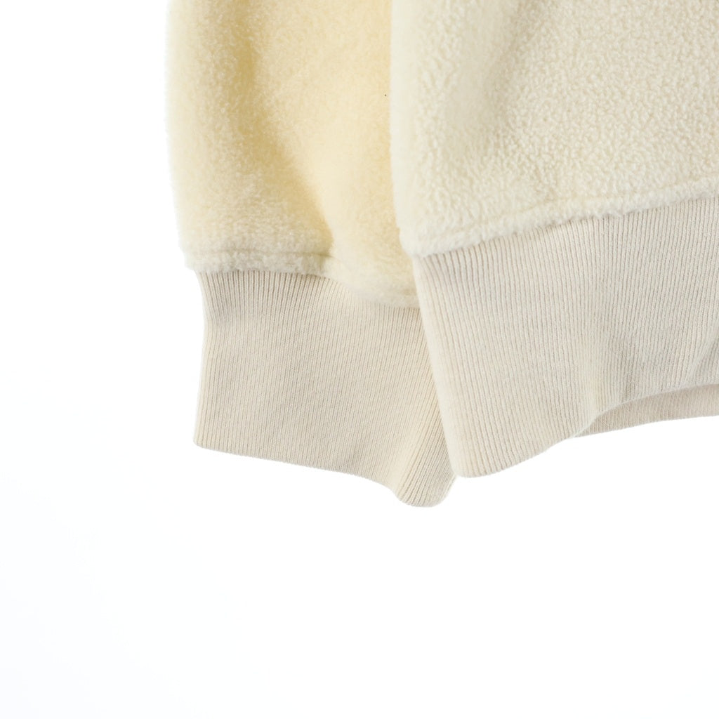 SUPREME(シュプリーム) 18AW Polartec Hooded Sweatshirt ポーラテック アーチロゴ フリース プルオーバーパーカー アイボリー