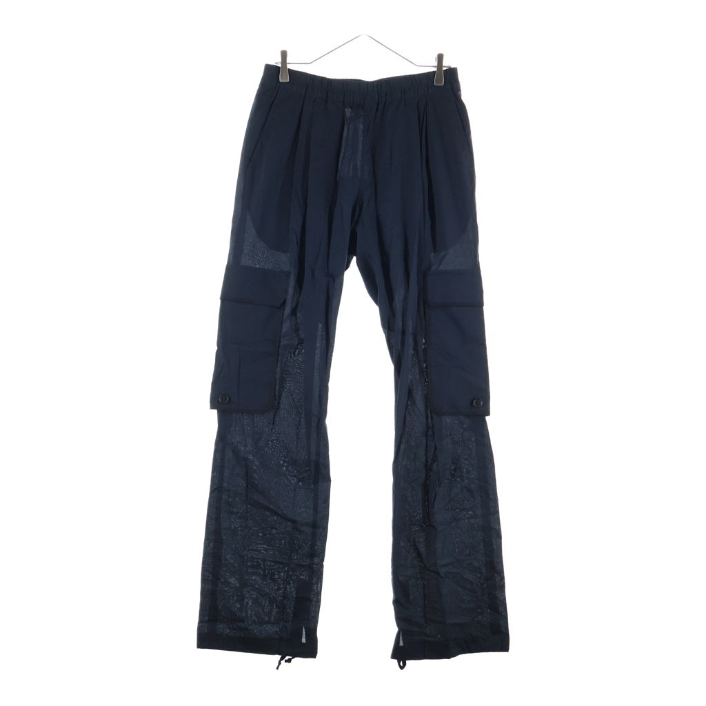 KRIS VAN ASSCHE(クリス ヴァン アッシュ) イージー フレアカーゴスラックス ブラック 101KV-PA09
