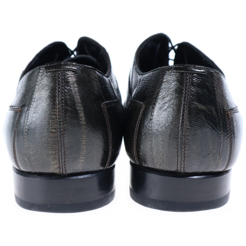 DOLCE & GABBANA(ドルチェアンドガッバーナ) ポインテッドトゥ レザーシューズ ブラック 1640 8656