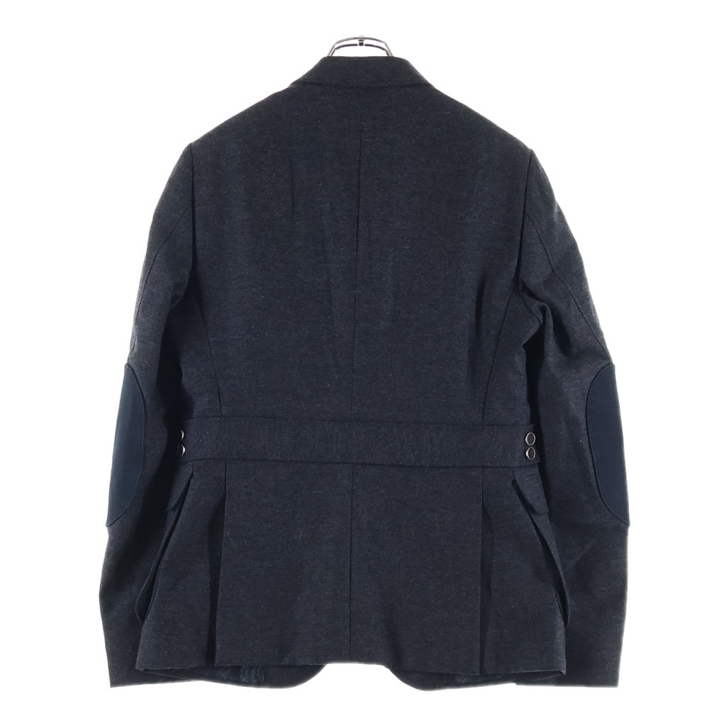 GUCCI(グッチ) 00S エルボーパッチ/カーゴポケット ウールシングルテーラードジャケット グレー 18UBF0