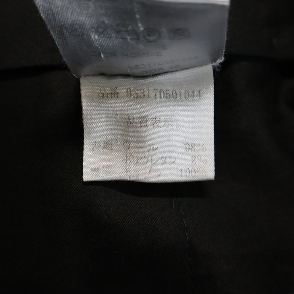 Dior HOMME(ディオールオム) 09SS クリスヴァンアッシュ期 チェック柄 スーツトラウザー スラックス ブラック 9S3170501044