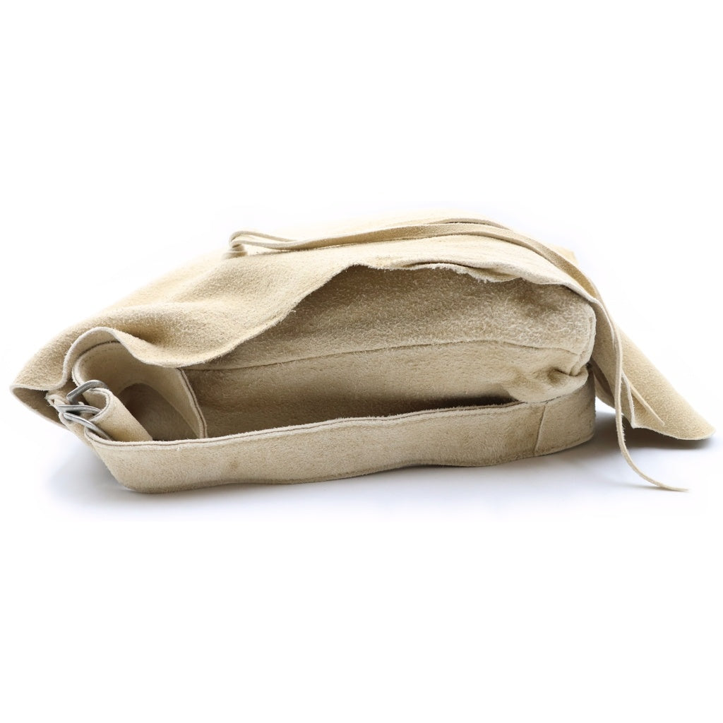VISVIM(ヴィスヴィム) 25AW DEERSKIN SHOULDER BAG デアスキン レザー ショルダーバッグ ベージュ 0225903003008 レディース