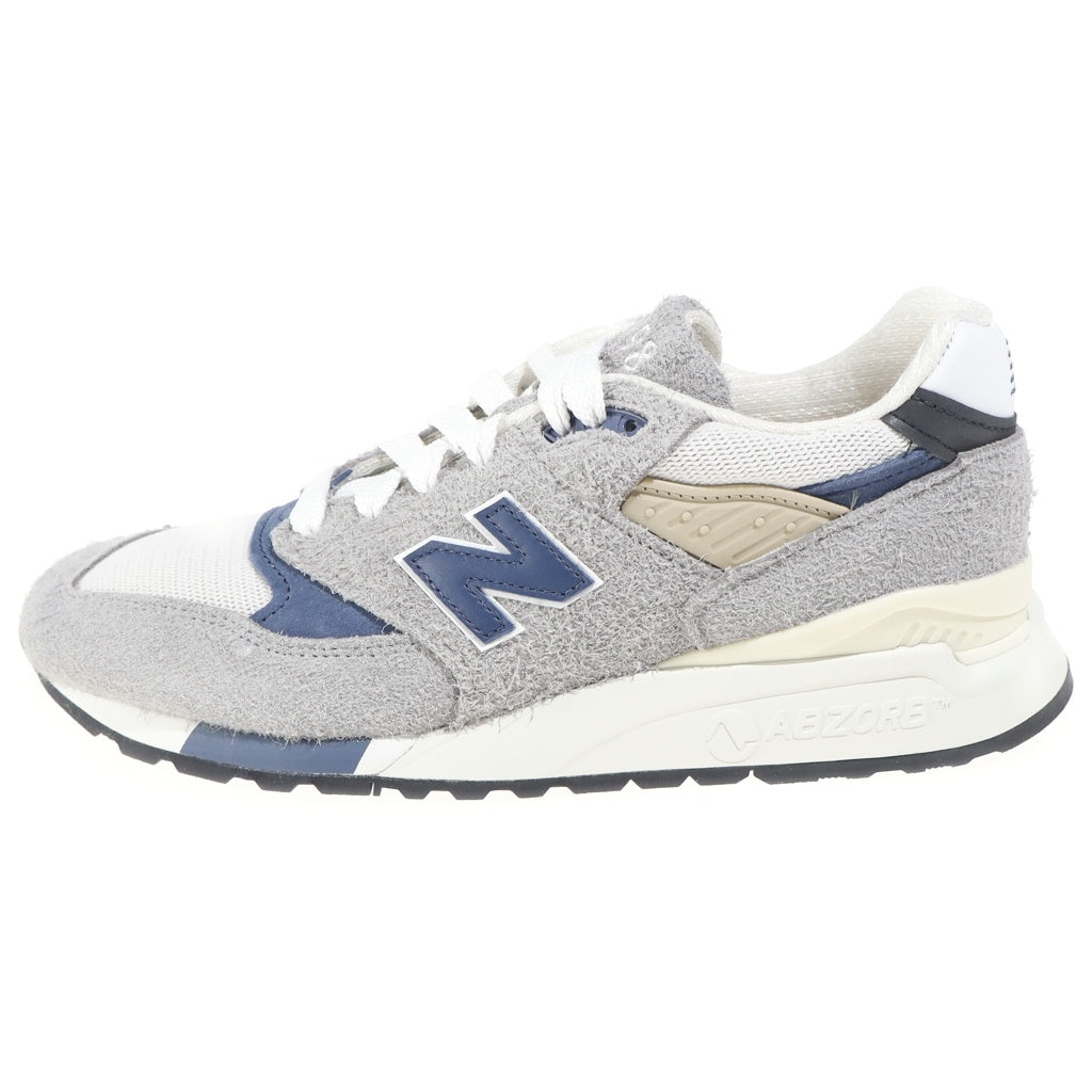 New Balance(ニューバランス) ヌバック/メッシュローカットスニーカー グレー US9.5/27.5cm U998TA