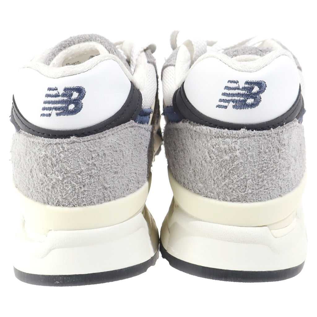 New Balance(ニューバランス) ヌバック/メッシュローカットスニーカー グレー US9.5/27.5cm U998TA