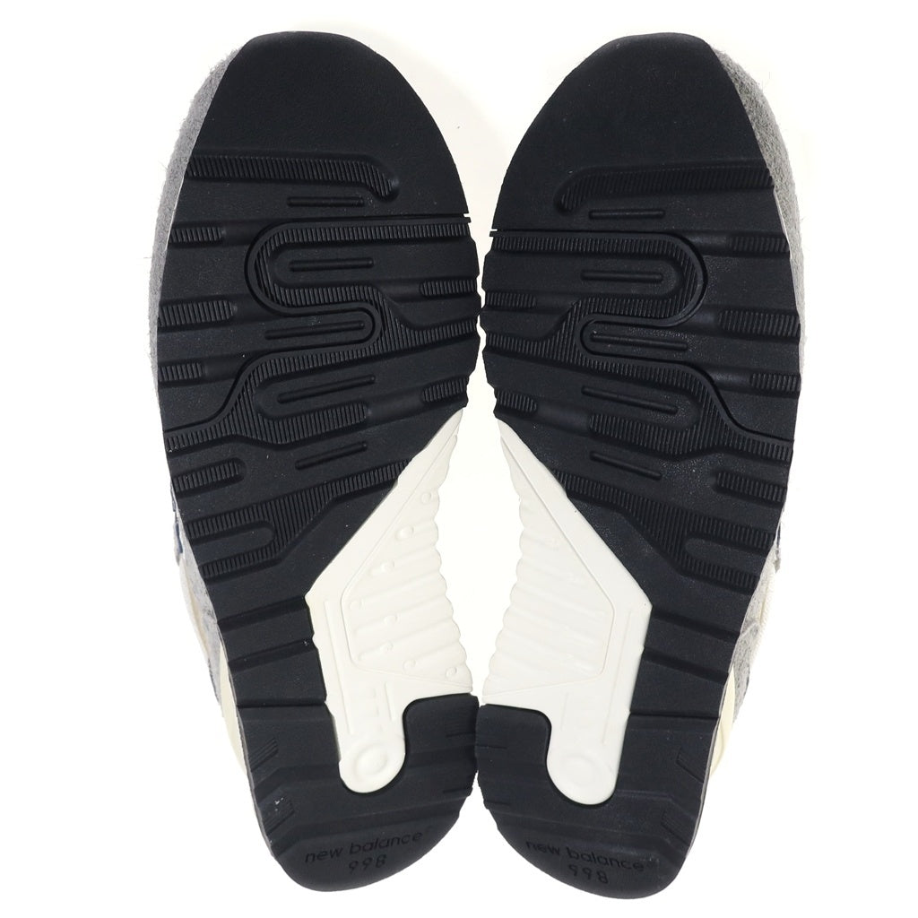 New Balance(ニューバランス) ヌバック/メッシュローカットスニーカー グレー US9.5/27.5cm U998TA
