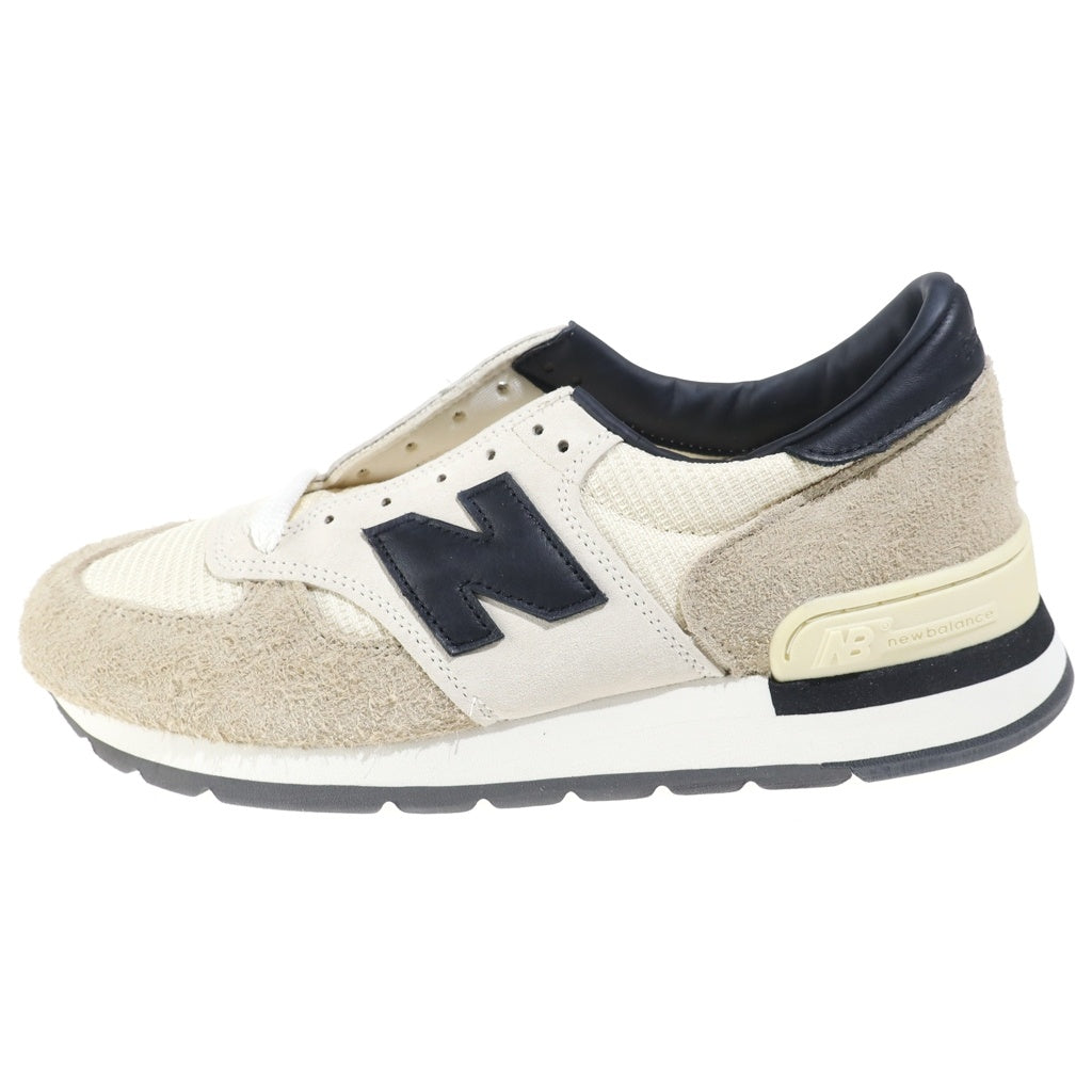 New Balance(ニューバランス) ヌバック/メッシュローカットスニーカーベージュ US9.5/27.5cm M990AD1