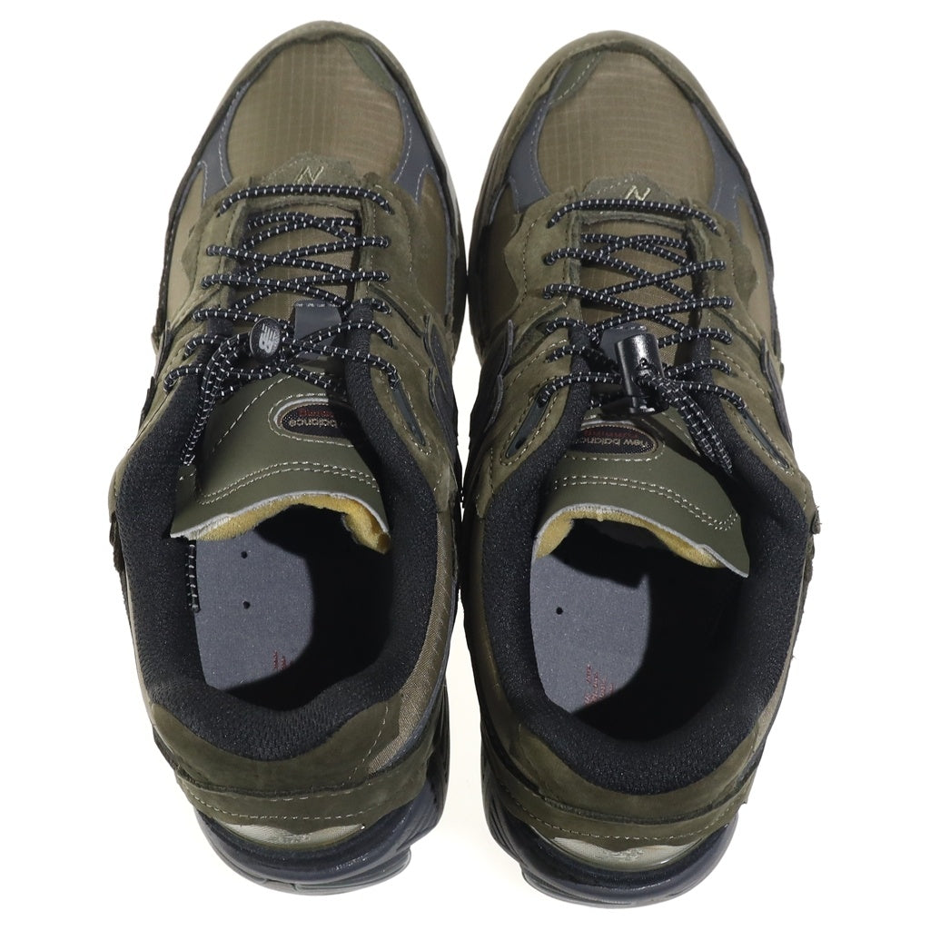 New Balance(ニューバランス) ヌバック/ナイロン ローカットスニーカー カーキ US9.5/27.5cm M2002RDN