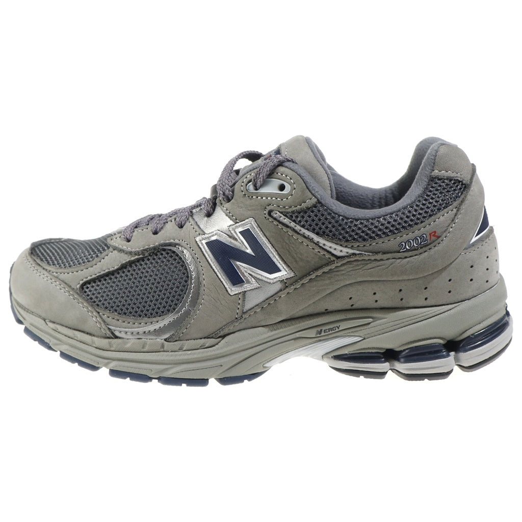 New Balance(ニューバランス) ヌバック/メッシュローカットスニーカー グレー US9.5/27.5cm ML2002RA