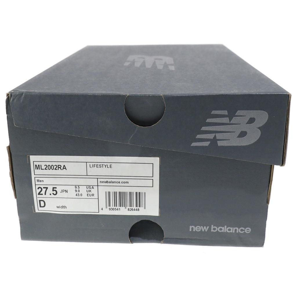 New Balance(ニューバランス) ヌバック/メッシュローカットスニーカー グレー US9.5/27.5cm ML2002RA