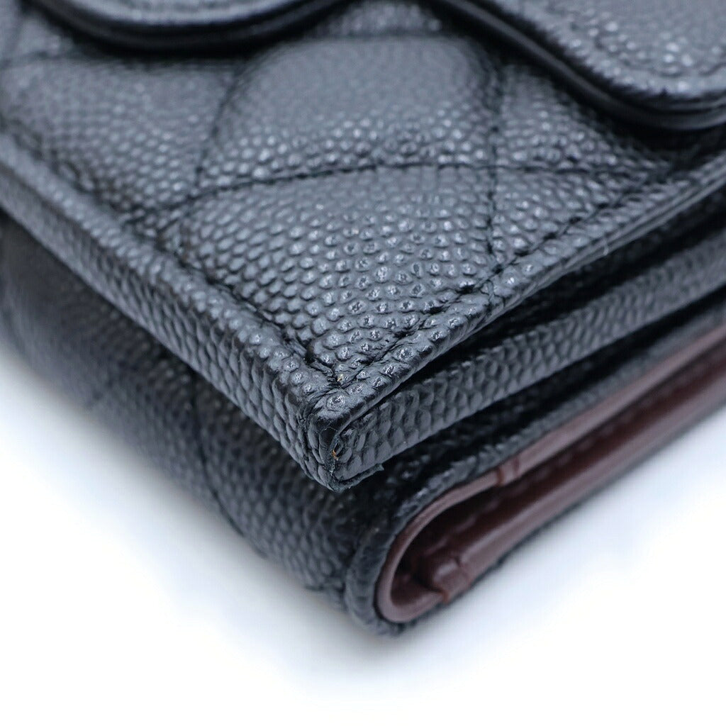 【✨極美品✨】シャネル マトラッセ スモールフラップウォレット ブラック 現行品 CHANEL(シャネル) マトラッセ クラシック スモール フラップ