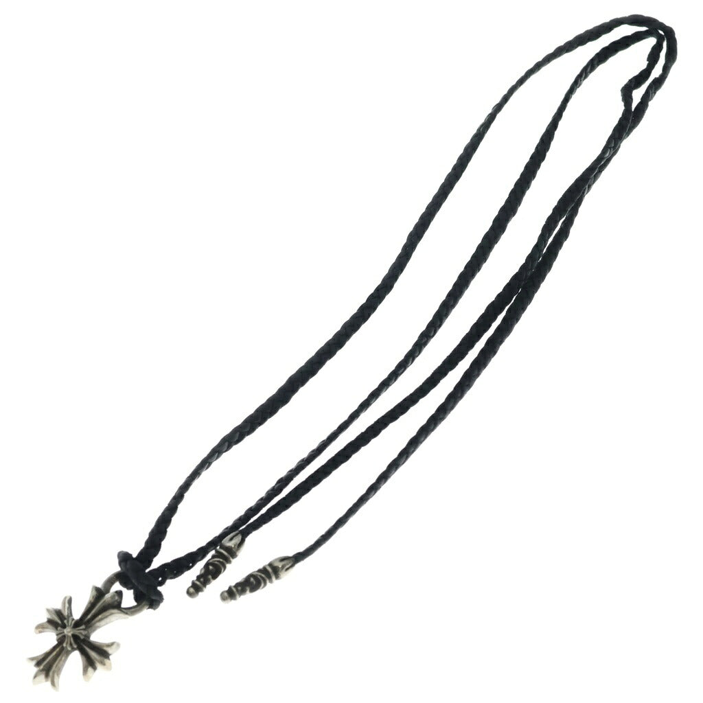 CHROME HEARTS(クロムハーツ) DBL CH PRS ダブル CHプラス ペンダントトップWレザーブレイド シルバー