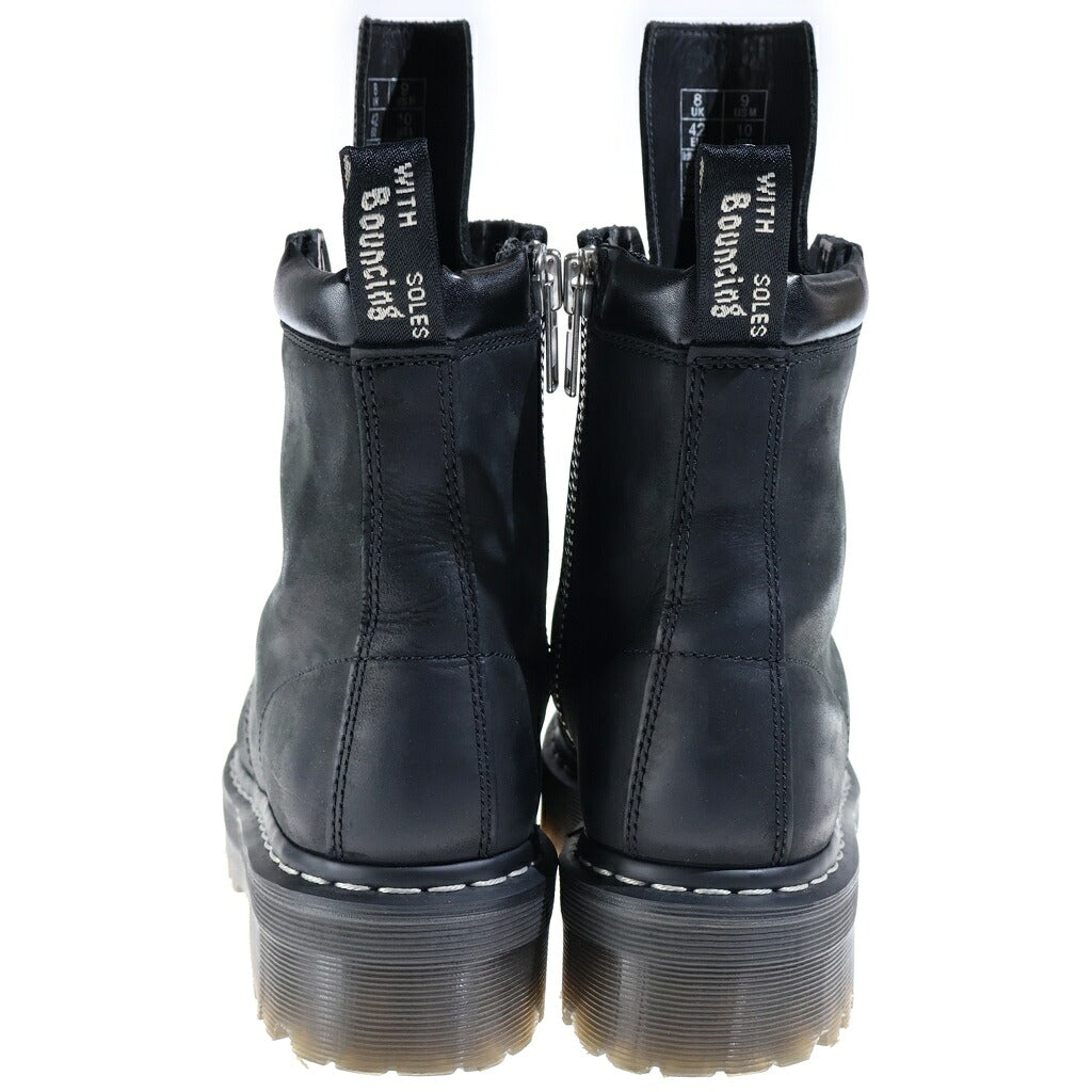 Rick Owens(リックオウエンス) 25AW ×Dr.Martens QUAD SOLE STEEL TOE BOOT ドクターマーチン クアッドソール スチールトゥーブーツ ブラック DM02E68139001