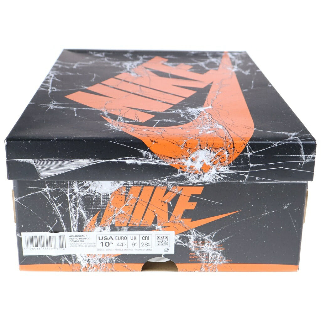 NIKE(ナイキ) AIR JORDAN 1 RETRO HIGH OG SHATTERED BACKBOARD エアジョーダン1 レトロ ハイ シャッターバックボード ブラック スターフィッシュ スニーカー 靴 DZ5485-008