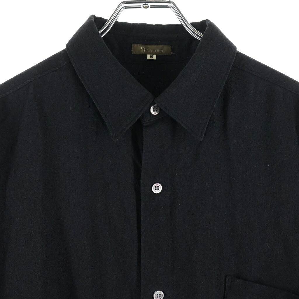 Y's for men(ワイズフォーメン) 長袖シャツ ブラック MO-YO03-102