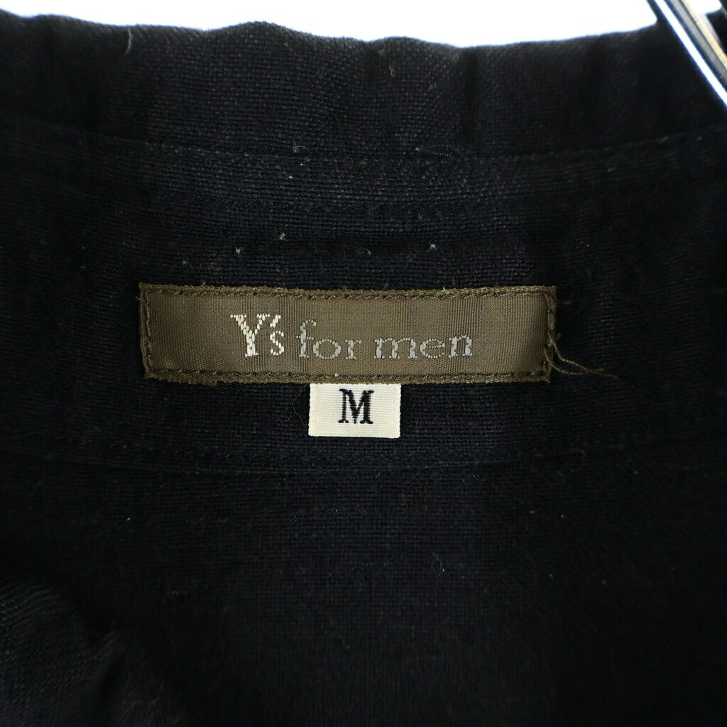 Y's for men(ワイズフォーメン) 長袖シャツ ブラック MO-YO03-102