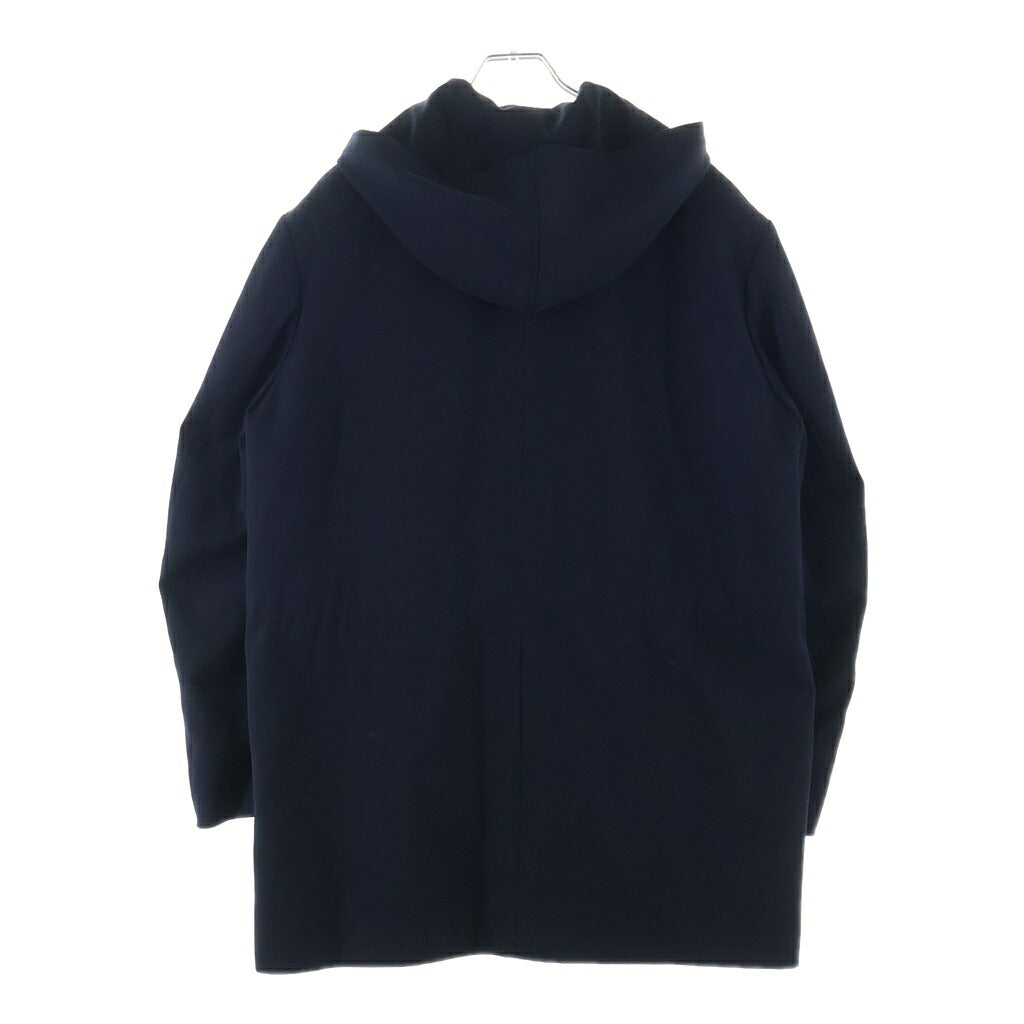 Y's for men(ワイズフォーメン) ウールウール ギャバジン ライナー付き フーディー ジャケット ブラック MV-J17-106