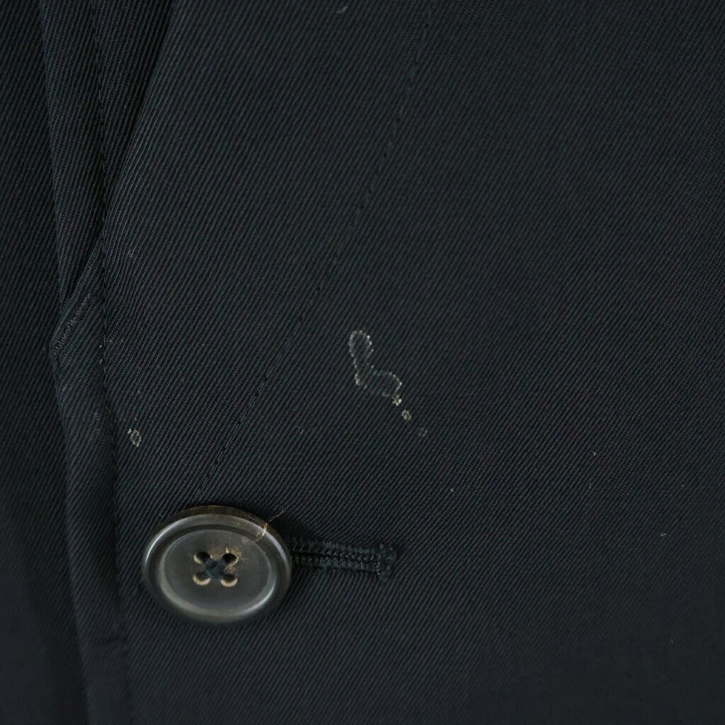 Y's for men(ワイズフォーメン) ウール ギャバジン ロングコート ブラック MH-C05-105