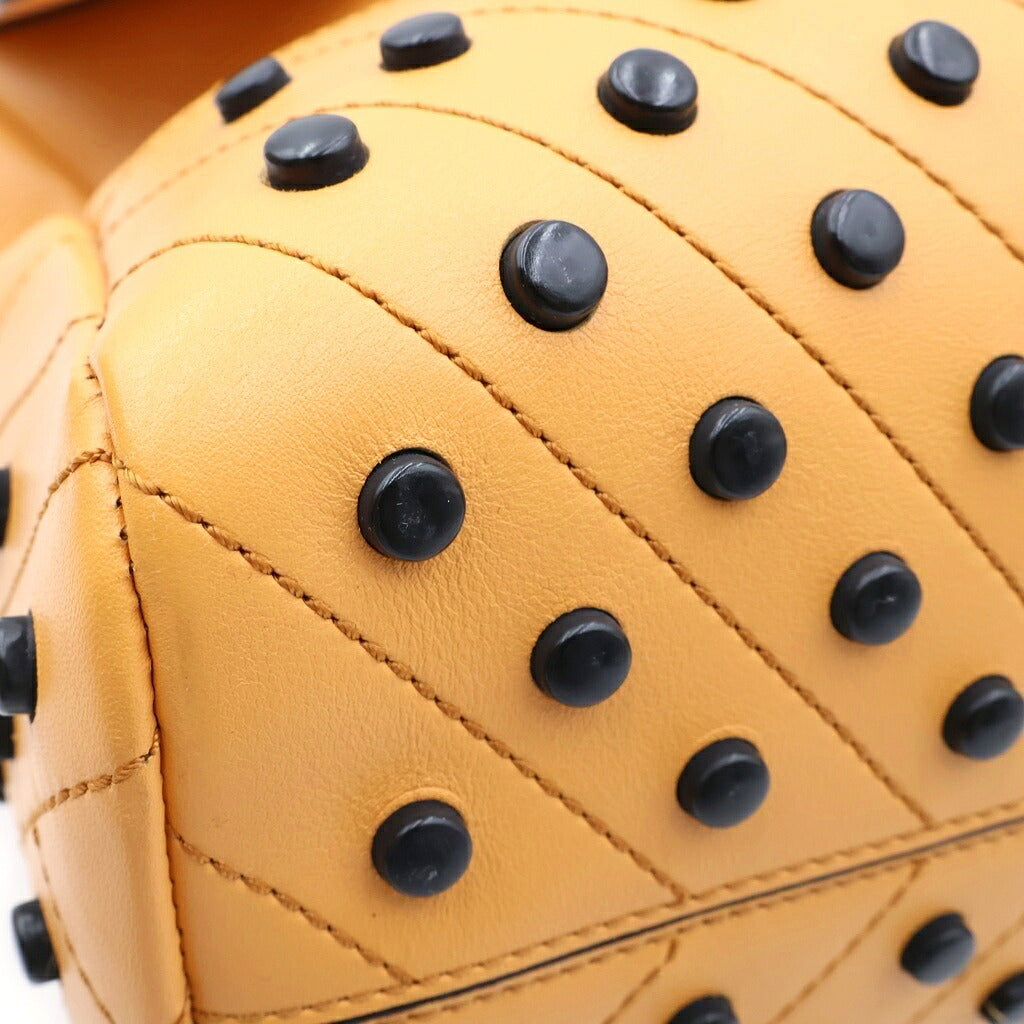 TOD'S(トッズ) スタッズ トートバッグ/ハンドバック ピンク