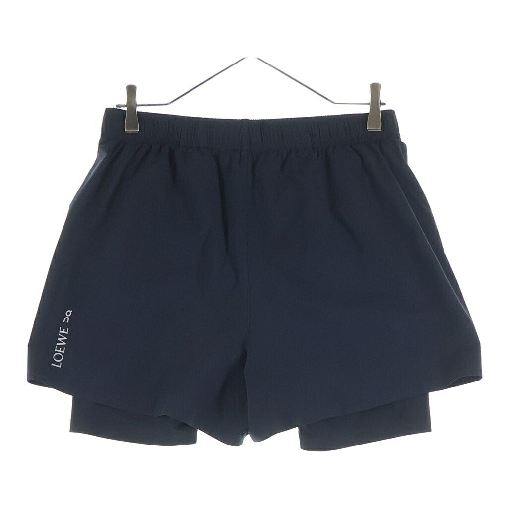 LOEWE(ロエベ) 25SS ×On Performance Shorts in Technical Shell オン パフォーマンスショーツ ナイロンハーフパンツ ブラック H929Y1AX02