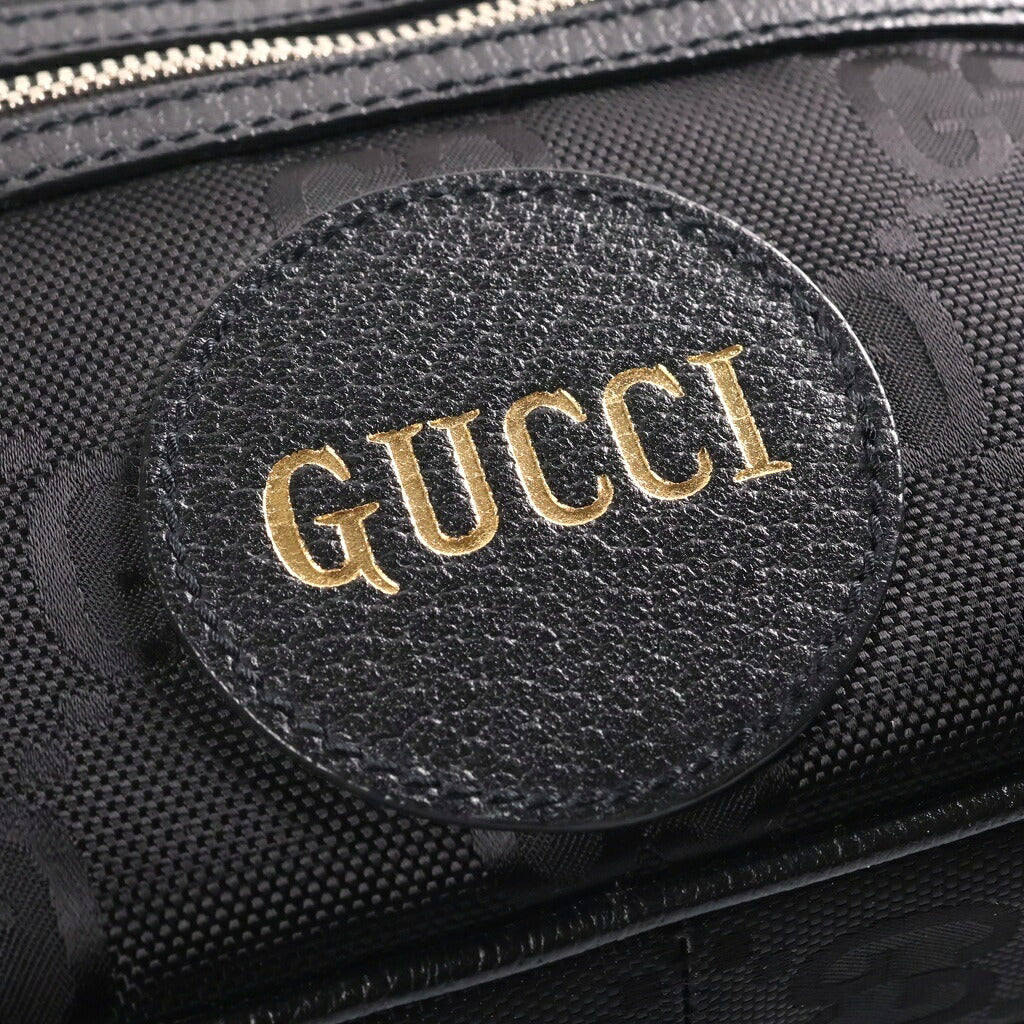 GUCCI(グッチ) オフ ザ グリッド GG総柄ベルトボディーバッグ ブラック 631341