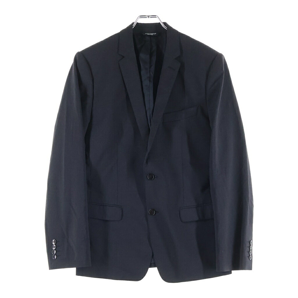 DOLCE & GABBANA(ドルチェアンドガッバーナ) MARTINI マティーニ ウール シングルテーラードジャケット ブラック G1MNCT