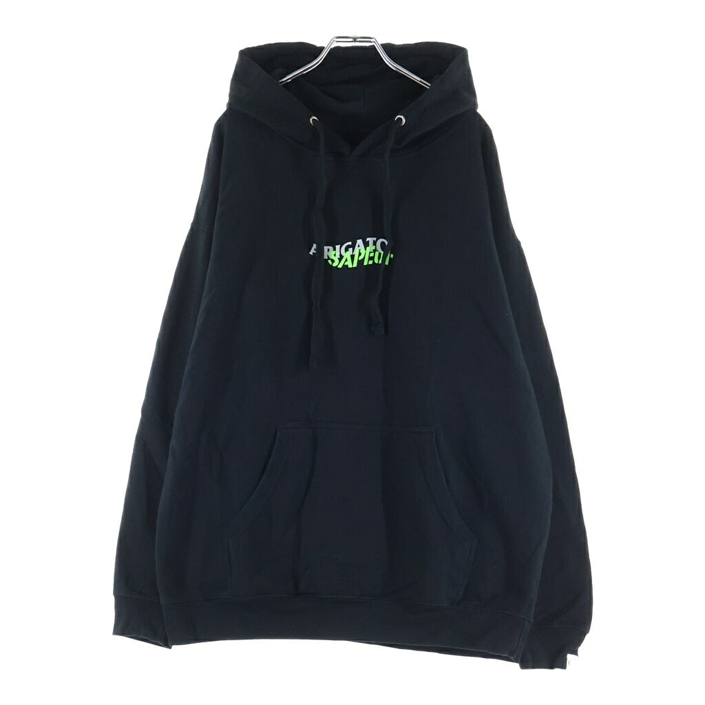 SAPEur(サプール) ×ANTI SOCIAL CLUB アンチソーシャルソーシャルクラブ ロッドマン スウェットプルオーバーパーカー ブラック