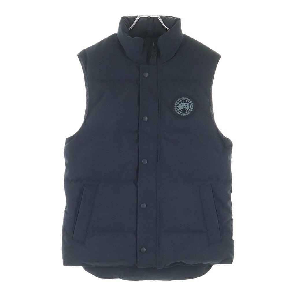 CANADA GOOSE(カナダグース) GARSON VEST ガーソン ワッペンロゴ ダウンベスト ブラック 2081MB