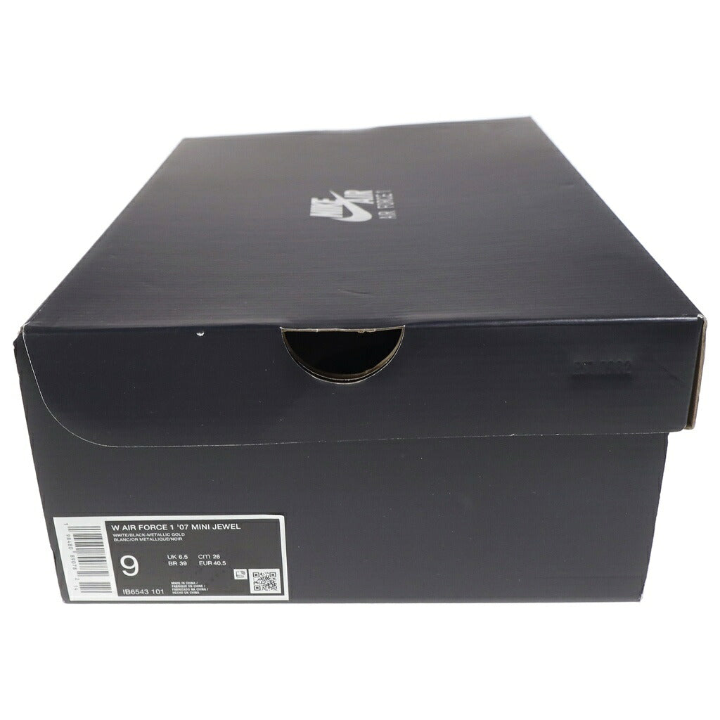 NIKE(ナイキ) WMNS AIR FORCE 1 MINI JEWELIB6543-101 エアフォース1 ミニ ジュエル ローカットスニーカー ホワイト US9/26cm