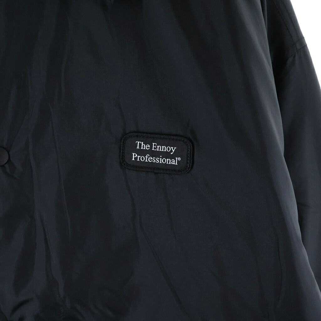 The Ennoy Professional(エンノイプロフェッショナル) 21AW Nylon Coach Jacket フロントロゴ ナイロン コーチジャケット AW21BRENJK02LV