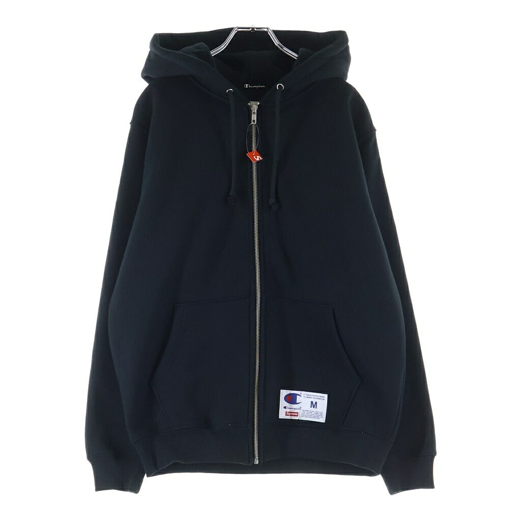 SUPREME(シュプリーム) 17AW ×CHAMPION Arc Logo Zip Up Sweat チャンピオン アークロゴ スウェットジップパーカー ブラック