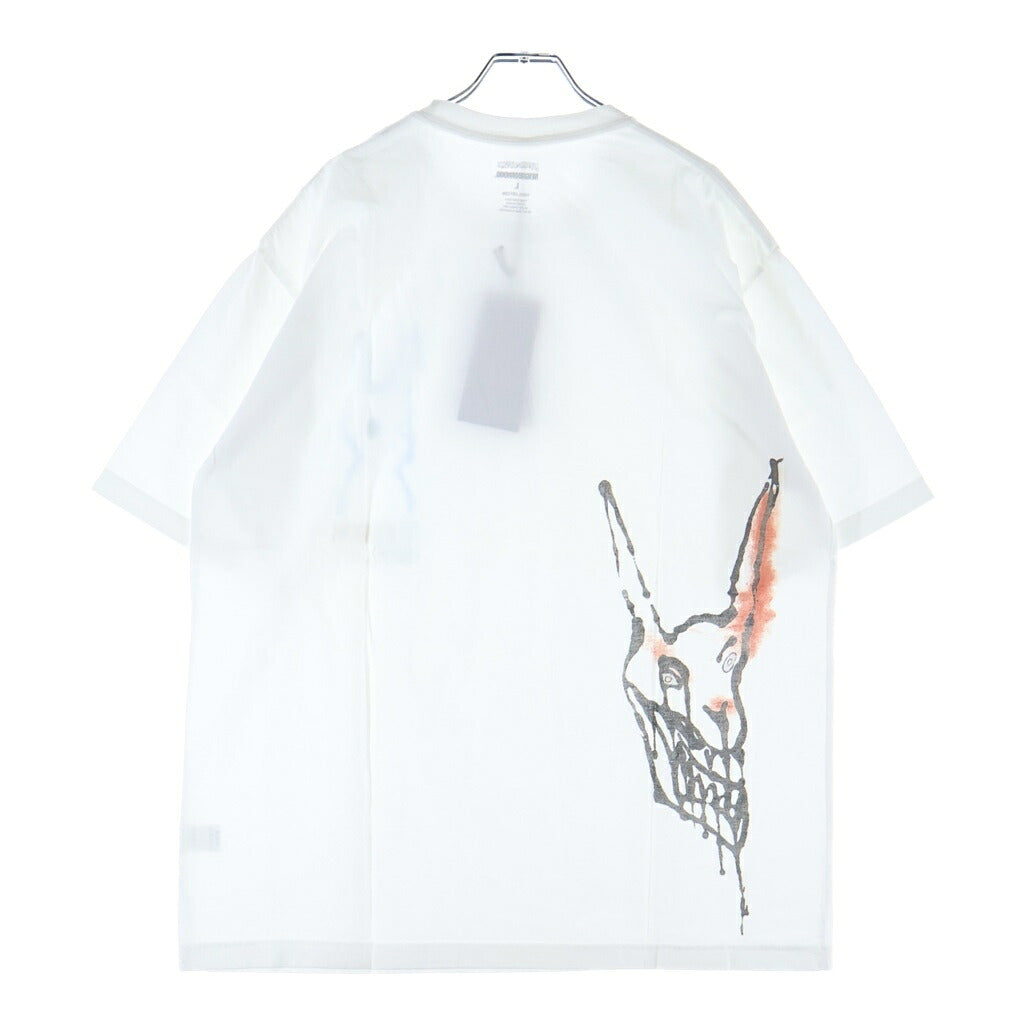 NEIGHBORHOOD(ネイバーフッド) ×FUCKING AWESOME Tee SS ファッキングオーサム プリントロゴ 半袖Tシャツ カットソー ホワイト 251PCFGN-ST01S