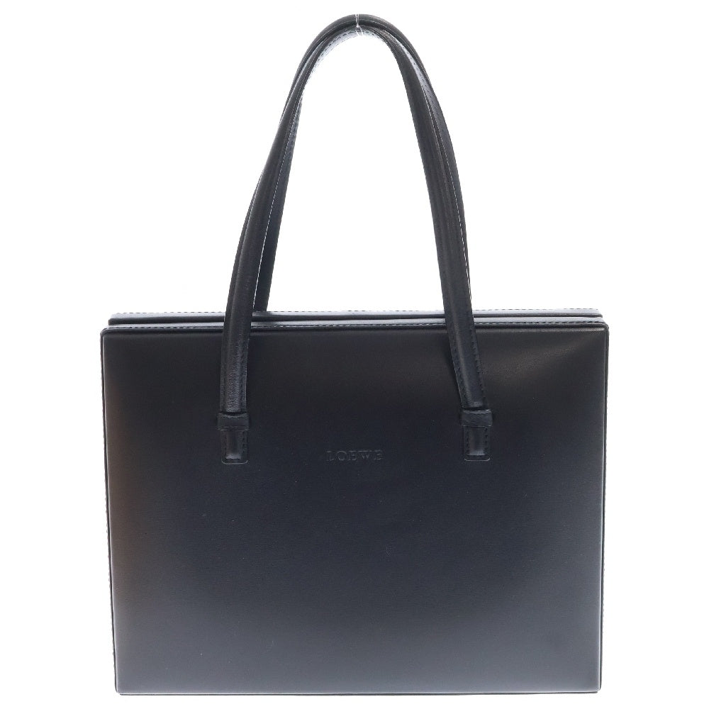 LOEWE(ロエベ) ハンドバッグ レザー ブラック レザー ヴィンテージ