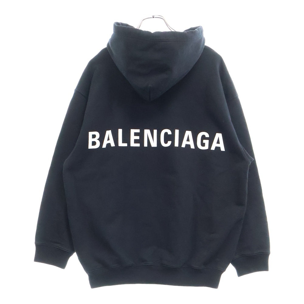 BALENCIAGA(バレンシアガ) 17AW バックロゴプルオーバーパーカー ブラック 508184