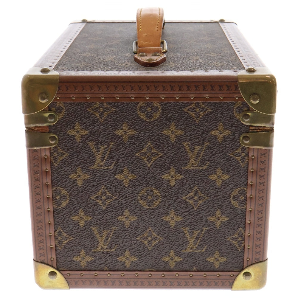 LOUIS VUITTON(ルイヴィトン) モノグラム ボワット・フラコン M21828 ブラウン PVC トランク メイクボックス ハンドバッグ バニティ
