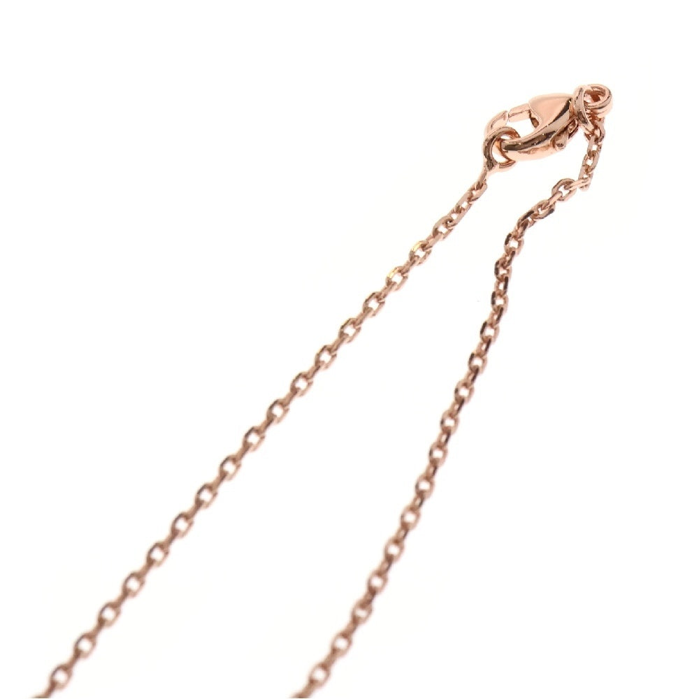 HERMES(エルメス) ミニポップアッシュH ネックレス ブラック ピンクゴールド GP ペンダント アクセサリー
